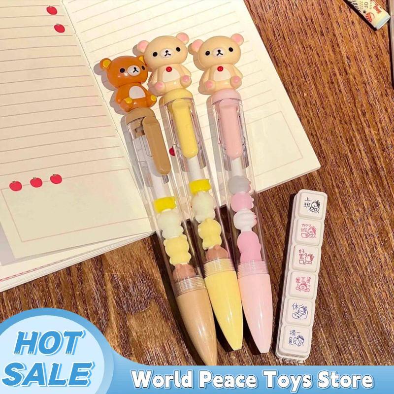 School Supplies - Rilakkuma Bear Sister Gel Pen Cartoon