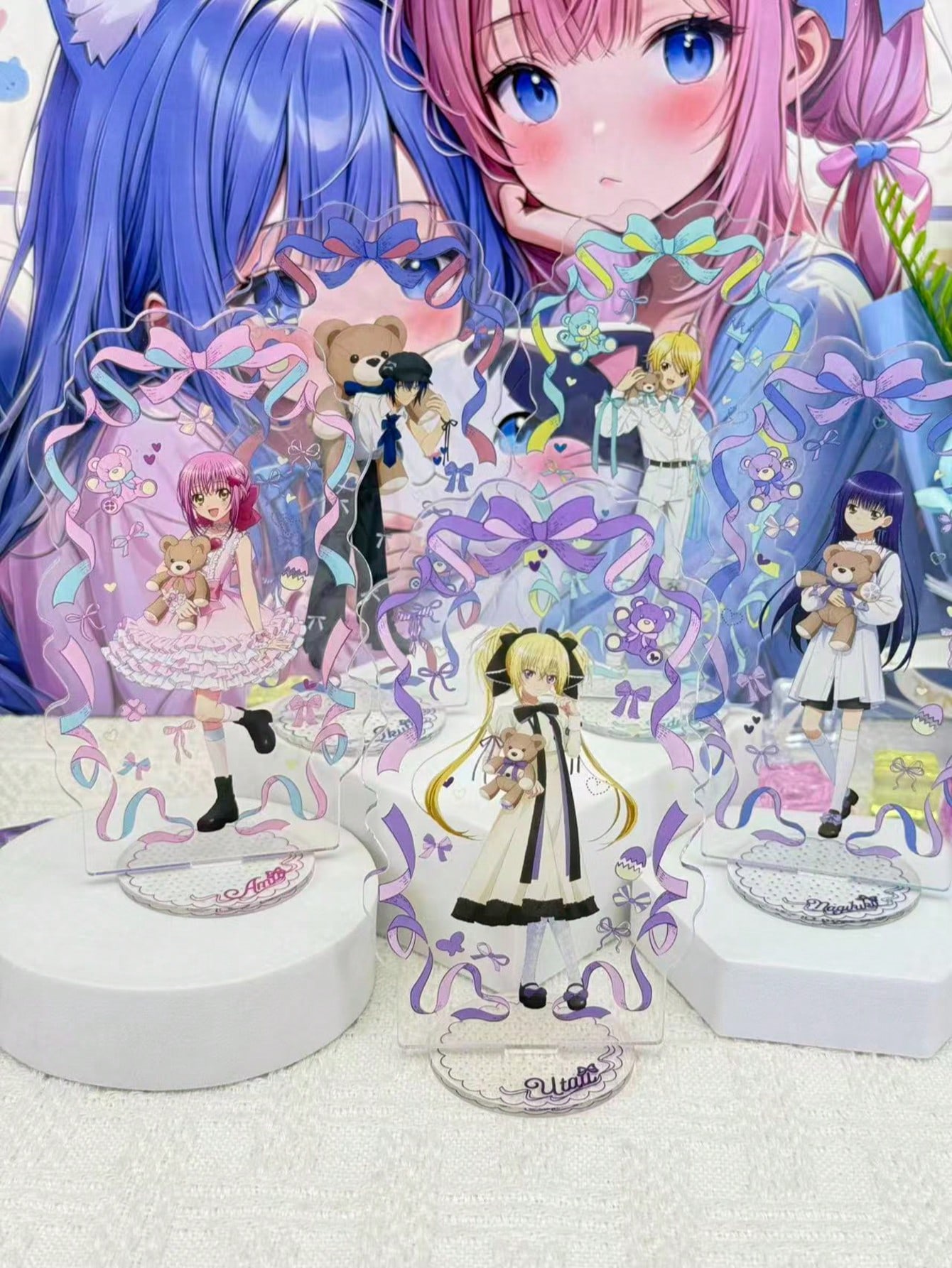 Desk Accessories - Anime Acrylic Standee, Cute Character Display
