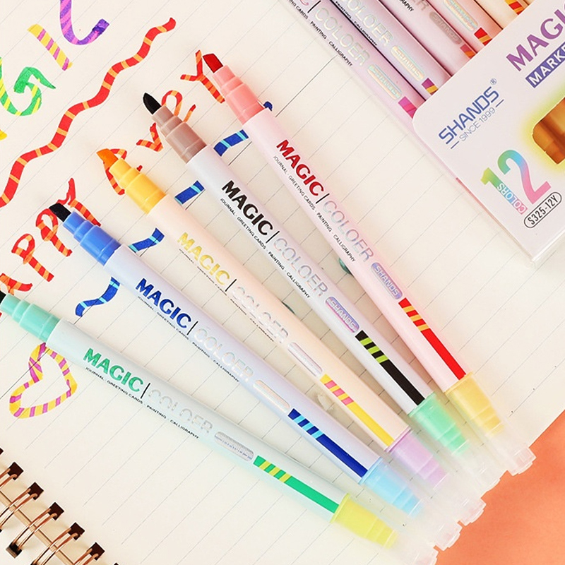 Double-ended Magic Color Chang - Pastel Highlighter Set Double Ended review and price
