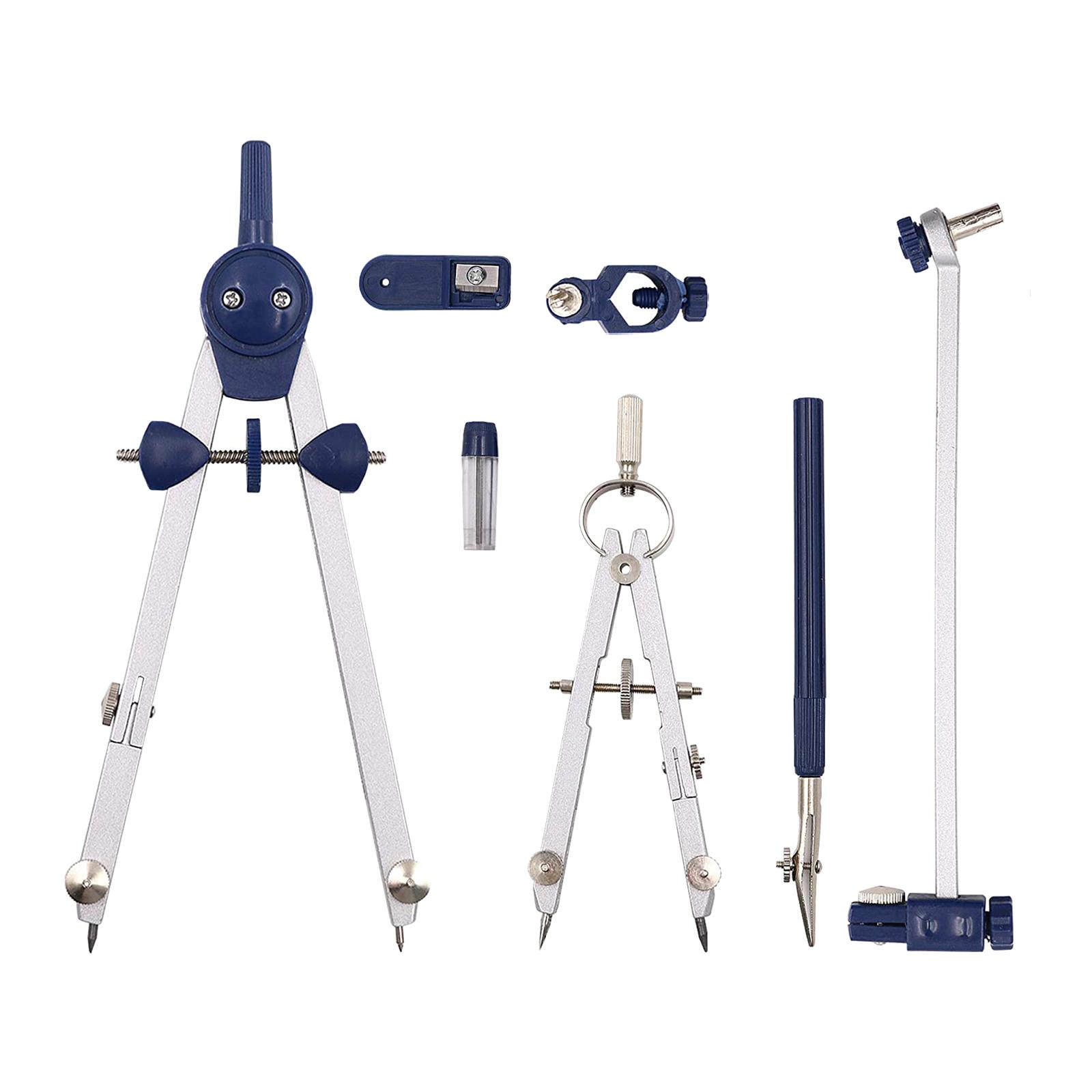 7Pcs/Set Professional with Whe - Math Geometry Set With Compass review and price